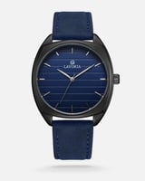 ساعة رجالية جلد بتصميم كلاسيكي