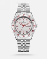 ساعة رجالية بسير ستيل بفاخر