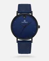 ساعة رجالية جلد بتصميم كلاسيكي