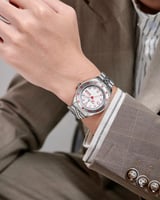 ساعة رجالية بسير ستيل بفاخر