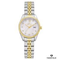 ذهبي فضي أبيض