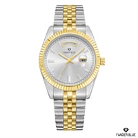 ذهبي فضي أبيض