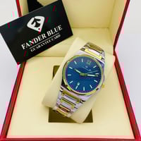 ذهبي فضي ازرق