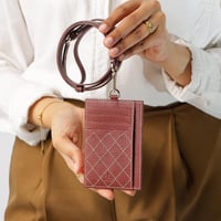 ID كارد هولدر - عنابي