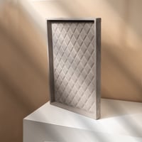 صينية ڤاليه مستطيلة - رمادي