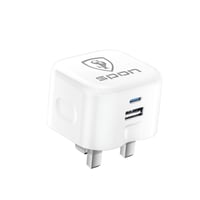 شاحن جداري منزلي SPON بقوة 25 واط - منفذين