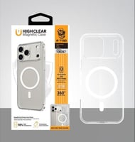 كفر شفاف يدعم ميج سيف ل اجهزة ايفون 17