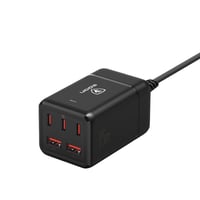 شاحن مكتبي GaN من SPON بقوة 75 واط - 5 منافذ ذكية