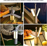 فانوس تخييم متعدد الوظائف مع خطاف تعليق