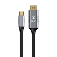 كيبل HD تايب سي بدقة 4K بطول 1.8 متر