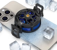 مروحة تبريد مغناطيسية للجوال اضاءة مدمجة