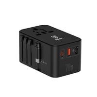 محول سفر عالمي بقوة 70 واط يدعم الشحن السريع مع كي...