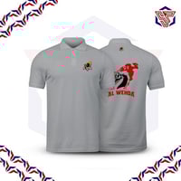 بولو شيرت بشعار نادي الوحدة (رمادي)