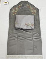 طقم سجادة صلاة فاخرة بتطريز - استعد لرمضان بأجواء...