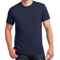 تيشيرت كحلي سادة كم قصير