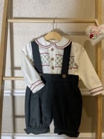 طقم أولاد زيتي مع قميص مُطرز