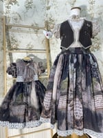 طقم تنوره برسومات فيكتوريه