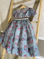 فستان اقمشه خامه سويسري