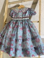 فستان اقمشه خامه سويسري