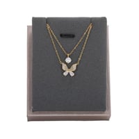 سلسال زركون ذهبي ماركة فايلت