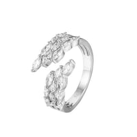 خاتم زركون فضي من ماركة فايلت