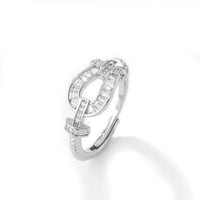 خاتم زركون فضي من فايلت