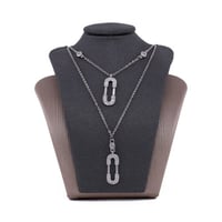 سلسال زركون فضي ماركة فايلت