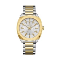 ساعة رجالية فضي ذهبي مينا ابيض ماركة فايلت