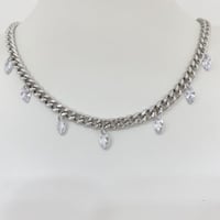 سلسال زركون فضي ماركة فايلت