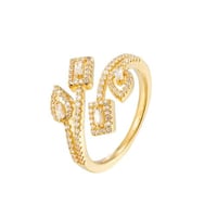 خاتم زركون ذهبي من ماركة فايلت