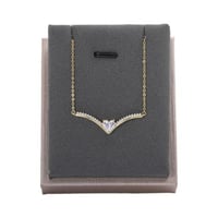 سلسال زركون ذهبي ماركة فايلت