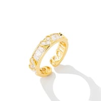 خاتم زركون ذهبي من ماركة فايلت