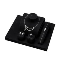 نص طقم فضي زركون من ماركة فايلت