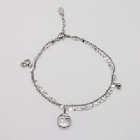 خلخال فضي من ماركة فايلت