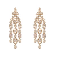 حلق زركون ذهبي من ماركة فايلت