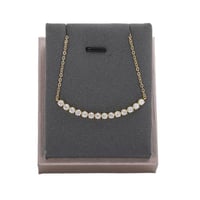 سلسال زركون ذهبي ماركة فايلت