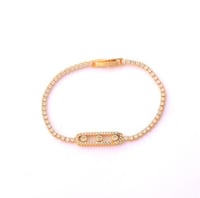 اسواره زركون ناعم ذهبي من ماركة فايلت