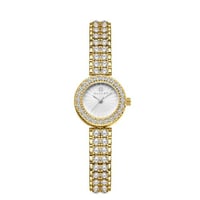 ساعة زركون ذهبي ماركة فايلت