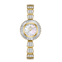 ساعة زركون ذهبي من ماركة فايلت