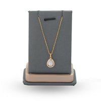 سلسال زركون ذهبي ماركة فايلت