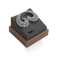 حلق زركون فضي من ماركة فايلت