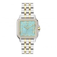 ساعة نسائية فضي ذهبي مينا تيفاني من ماركة سان لوري...