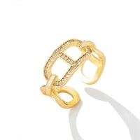 خاتم زركون ذهبي من ماركة فايلت