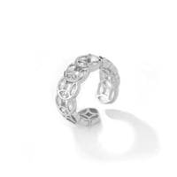 خاتم زركون فضي من ماركة فايلت