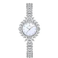 ساعة زركون فضي ماركة فايلت