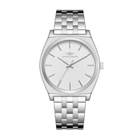 ساعة رجالية فضي مينا ابيض ماركة سان لوريس