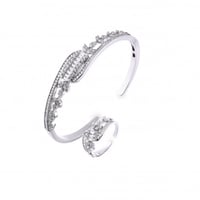 اسواره زركون فضي من ماركة فايلت