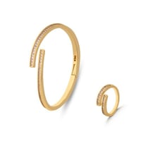 اسواره بناتي زركون ذهبي من فايلت