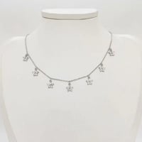 تشوكر زركون فضي من ماركة فايلت