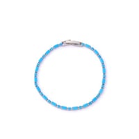 اسواره زركون ناعم فضي سماوي من ماركة فايلت